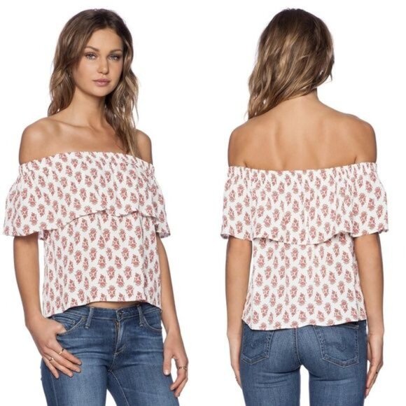 Otis & Maclain Tops - Otis & Maclain Senorita Top Off The Shoulder